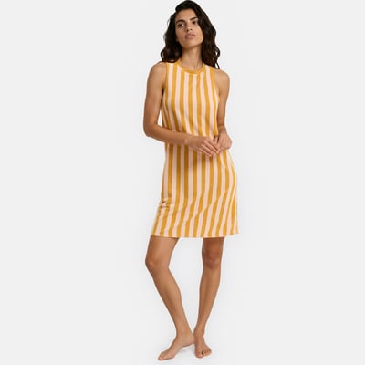 Gestreept nachthemd van badstof LA REDOUTE COLLECTIONS