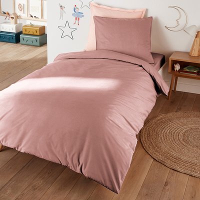 Scenario Plain 100% Cotton Percale 200 Thread Count Child's Duvet Cover LA REDOUTE INTERIEURS