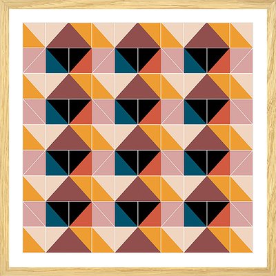 Affiche patchwork scandinave HEXOA