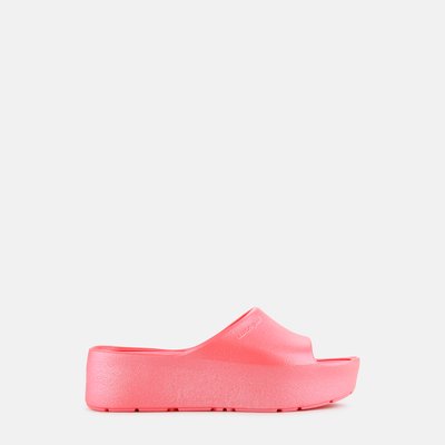 Mules à plateforme brillantes vegan ELODIE LEMON JELLY