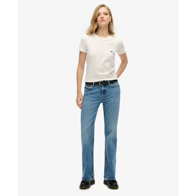 Jean slim évasé taille mi-haute en coton biologique SUPERDRY