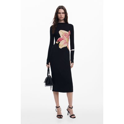 Desigual - Robe longue orchidée DESIGUAL