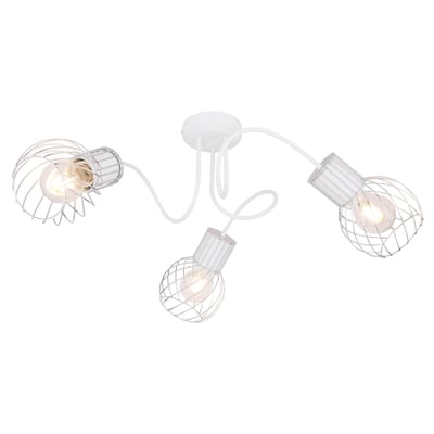 Plafonnier rond 3 lampes en métal design contemporain LUISE GLOBO LIGHTING
