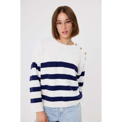 Pull marinière avec détails boutonnés CLOEE ARTLOVE