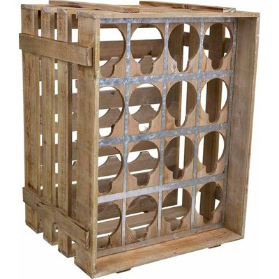 rangement bouteille en bois de sapin pour intérieur chaleureux RECOLLECTION