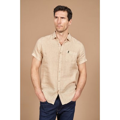 Chemise manches courtes 100% lin MCS
