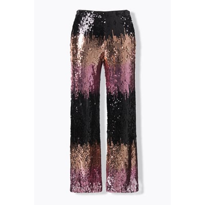 Pantalon pailleté Mary, jambe large ULLA POPKEN