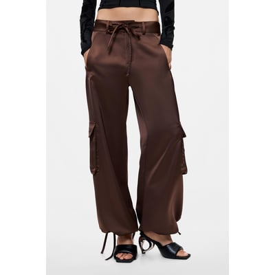 Pantalon cargo satiné DESIGUAL
