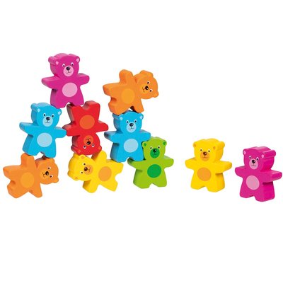 Jeu d'adresse oursons colorés GOKI