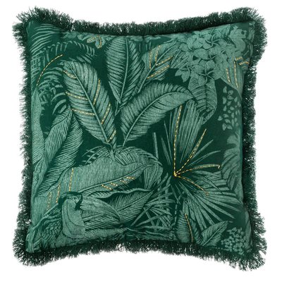 Housse de coussin imprimée JUNGLE ATMOSPHERA