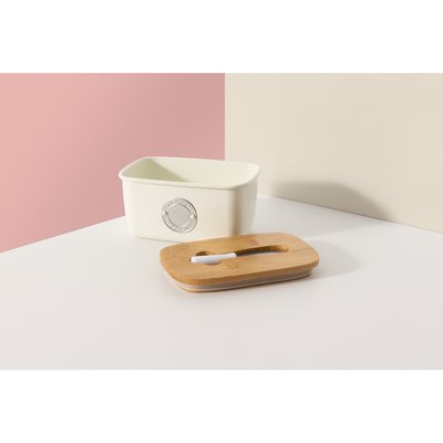 Living Butter Dish in Cream TYPHOON