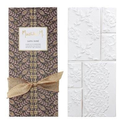 Tablette Dentelle parfumée Dentelle - Sapin Doré MATHILDE M