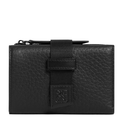 Porte cartes en cuir grain buffle et cuir lisse NOAH LE TANNEUR