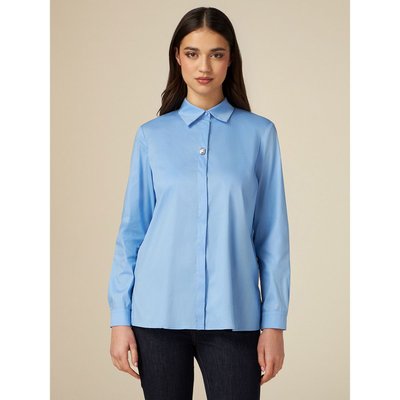 Chemise popeline bleue femme La Redoute
