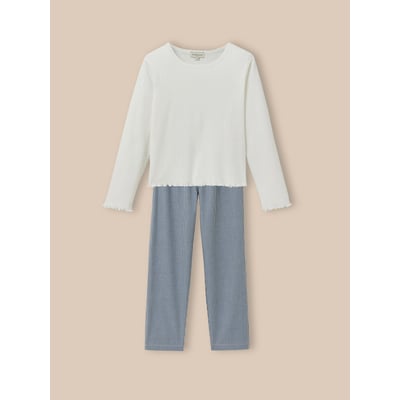 Pyjama bi-matière vichy CYRILLUS
