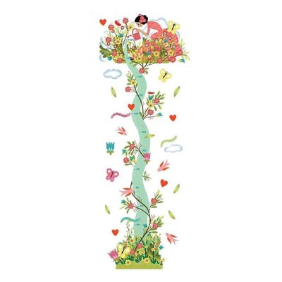 Stickers toise Jeune fille au jardin DJECO