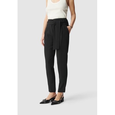 Pantalon en crêpe taille haute ceinture IKKS