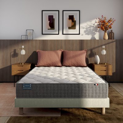 Ensemble matelas latex 5 zones H20cm + sommier LA REDOUTE INTERIEURS