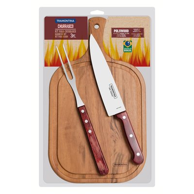 Conjunto de Churrasco (3 peças), Tramontina TRAMONTINA