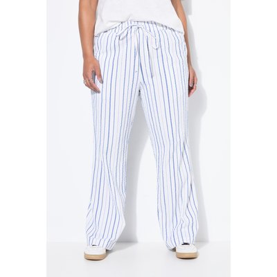 Pantalon en crêpe rayé, coupe Wide Legs STUDIO UNTOLD
