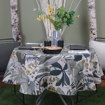 Nappe ronde en coton enduit SUD ETOFFE