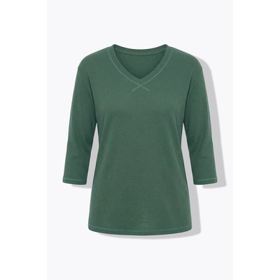 Sweat-shirt en piqué de coton bio ULLA POPKEN