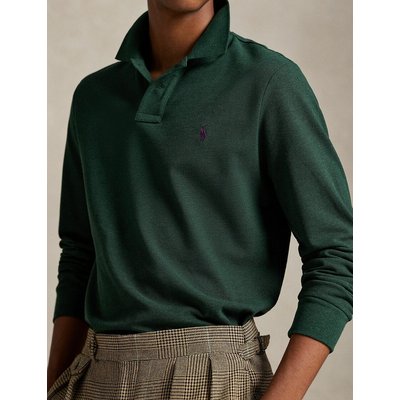 Polo droit custom fit manches longues POLO RALPH LAUREN