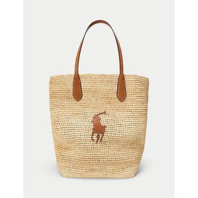 Schoudermand van raffia POLO RALPH LAUREN