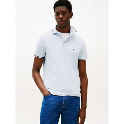 Slim poloshirt met 3-knoopskraag TOMMY HILFIGER