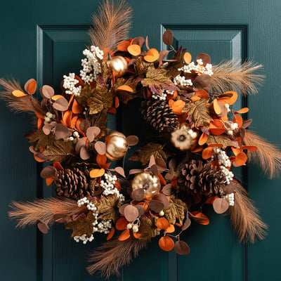 45cm Artificial Premium Wreath SO'HOME