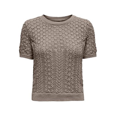 Pull col rond manches courtes ONLY