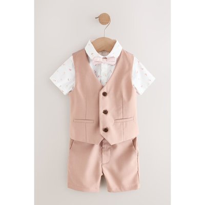 Gilet de costume chemise short nœud papillon NEXT