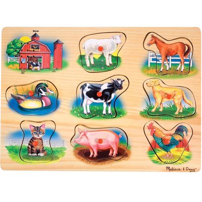 Puzzle sonore ferme MELISSA & DOUG