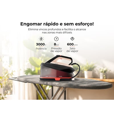 Ferro com Caldeira SteamUltra 3000W Bege 5541FL, FLAMA FLAMA