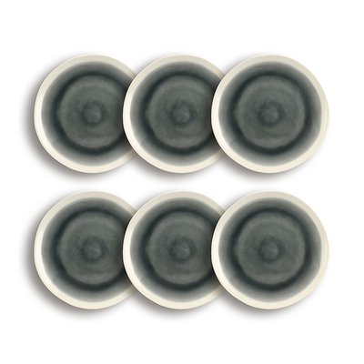 Lot de 6 assiettes plates en céramique 27,5cm, CAP OGO LIVING