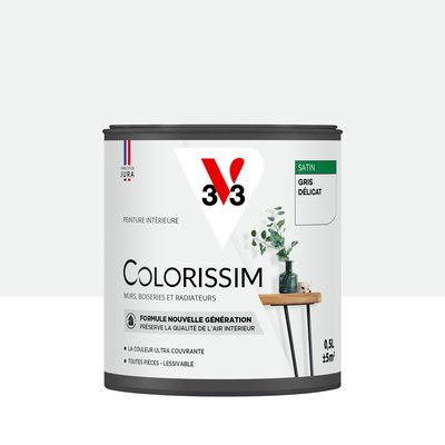 Peinture intérieure murale Colorissim Satin, Les gris V33
