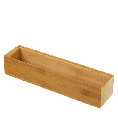 Rangement Organisateur Salle de Bain Bambou - 30.5x7.5x6.5cm WADIGA