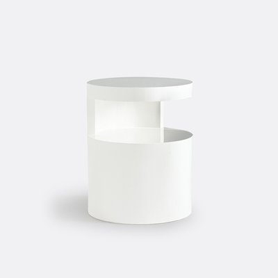 Newark Cylindrical Glossy Bedside Table LA REDOUTE INTERIEURS