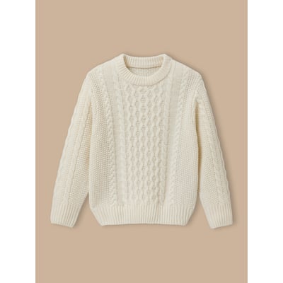Pull torsadé avec laine CYRILLUS