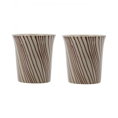 Lot de 2 tasses en grès Diva HOUSE DOCTOR