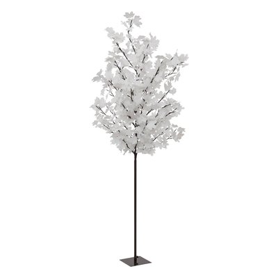 Arbre extérieur blanc 300 LED blanc chaud H200cm FEERIC LIGHTS & CHRISTMAS