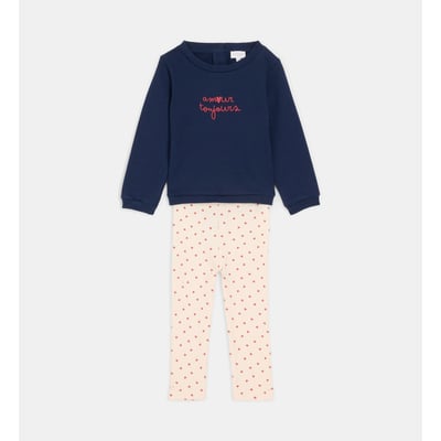 Ensemble tangrid sweat et legging coton CADET ROUSSELLE