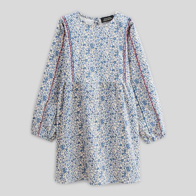 Robe imprimée en velours côtelé MONOPRIX