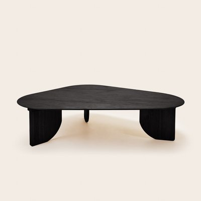 Table basse en Plateau asymétrique et courbes organiques  POLHA MADURA