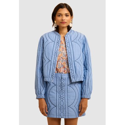 Bomber réversible matelassé et fleurs ICODE
