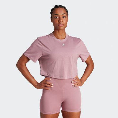 T-Shirt de Yoga Studio crop adidas Performance