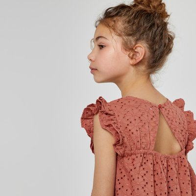 Bestickte Bluse mit kurzen Ärmeln LA REDOUTE COLLECTIONS