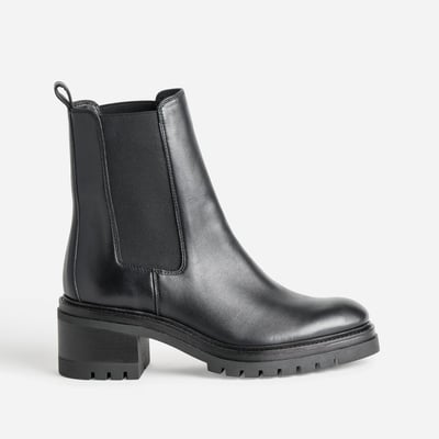 Boots À Talon en cuir SELENE. ERAM