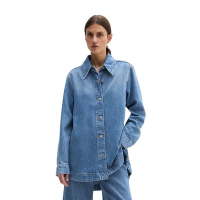 Blouse en jean relaxed en mélange TENCEL™ Lyocell MARC O'POLO