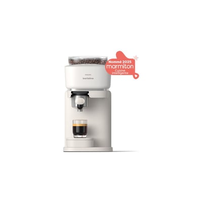 Expresso broyeur Baristina BAR300/00 cafetière à grain Blanche PHILIPS